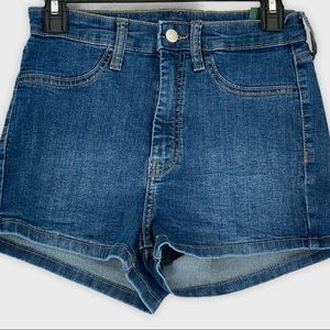 Wild Fable Highest Rise 4-Pocket Shorts Blue Sz 4